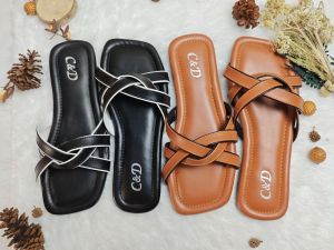 C & D SERRA sandal teplek wanita BIG SIZE 37-44