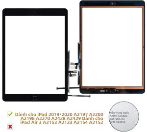 Thay Thế Bộ Số Hóa Màn Hình Cảm Ứng Mặt Kính Phía Trước 102 Inch Cho iPad Thế Hệ Thứ 7/8 2020 (A2270/A2428/A2429) Tương Thích Với Apple