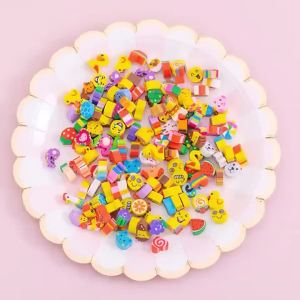 Bộ Tẩy Mini Hình Động Vật Hoạt Hình Không Gian Hình Trái Cây 20/40/100/200 Chiếc Văn Phòng Phẩm Phần Thưởng Quà Tặng Để Bàn Thú Cưng Carnival Chất Liệu TPR ZYF