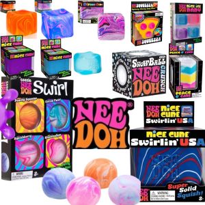 Needoh Soft and Glutinous Sensory Stress-relief Toy Cube Filled with Gel Stretchable Ball Soft Ice blind box Slow Rebound