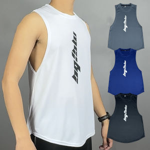 Áo ba lỗ nam TANKTOP form rộng tập GYM thể hình xẻ tà chất thun lạnh VNO116