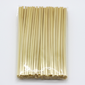 Biodegradable Plant Straw Natural Wheat Stalk Childrens Beverage Straw Eco-friendly 15cm Long Stainless Steel Straw Cup