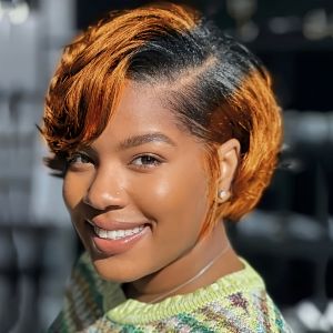 Mái Tóc Giả Lưới Trước 13x4 Màu Đỏ Đô 99J Vàng Mật Ong 1B/30 Sóng Lơi Tóc Người Remy Kiểu Bob Ngắn Kiểu Pixie Kích Thước Mũ Trung Bình