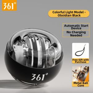 361° | Mens Adjustable Speed Glowing Silent Wrist Exerciser