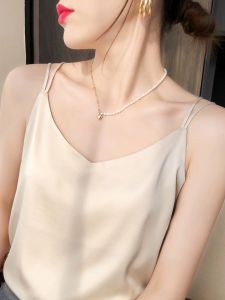 Ice Silk Satin Spaghetti Strap Top