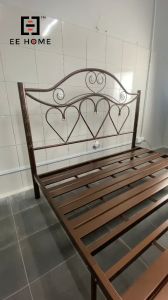 EE HOME COMBO SET Queen Size Bed Frame With Queen Spring Mattress Katil Queen Tilam Queen 10.5 INCH - CM-BF82