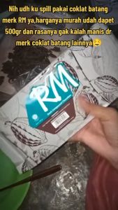 Dark Chocolate Coklat Batang Blok Parrot RM 250g DARK COMPOUND CHOCOLATE