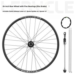 LEBYCLE | Disc Brake Suitable Bicycle Wheel Set 120 Sound Spoke