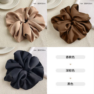 Red Satin Hair Accessories for Women New Years Bow Hair Ties Elastic Hair Bands Headbands Hair Wraps Korean Style Fresh out