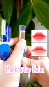 Pelembab Bibir HANBOLI Lip Balm Rose Oil 24k Gold Lipstik Jelly Lembut Tahan Lama Anti Air