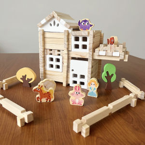 Mô Hình Nhà Gỗ DIY Lắp Ráp Kích Thích Trí Tưởng Tượng Và Kỹ Năng Làm Việc Với Tay Cho Trẻ Em Từ 4-8 Tuổi Mumm