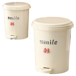 Large Capacity Foot Pedal Trash Can 2025 New Model for Kitchen Bathroom Living Room Home Use with Inner Bucket And Lid