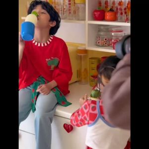 oversized Tee shirt + Baggy denim with