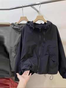 Fashionable Short Baseball Jacket Womens Loose Fit Workwear Style Autumn New Arrival European Style Coat for Young Women