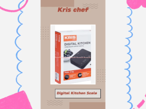 Kris Chef 3kg Digital Kitchen Scale Timbangan Dapur Dicharge Hitam Black Krischef Krisbow