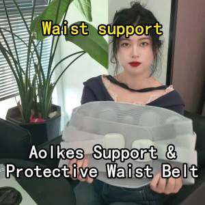 AOLIKES | Áo Lưng Hỗ Trợ AOLIKES Cho Người Bị Đau Lưng Dưới Hỗ Trợ Thoát Vị Đĩa Đệm Hỗ Trợ Thắt Lưng Cho Người Bị Đau Thần Kinh Tọa Vẹo Cột Sống Chất Liệu Polyester Dành Cho Người Lớn.