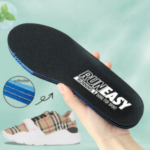 RUNEASY | Soft and Elastic Breathable Shoe Insoles For Leisure and Sports Shoes