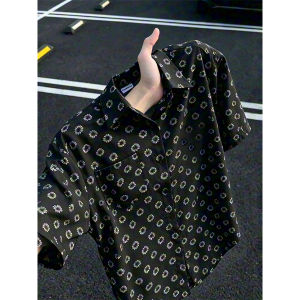 Ice Silk Short Sleeve Hawaiian Shirt