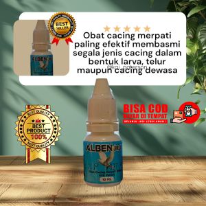 Obat cacing Merpati efektif oral 10 ml Alben Orsus