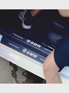 Toyota innova Print sill plate Innova carbon 3D anti gores pintu pijakan mobil