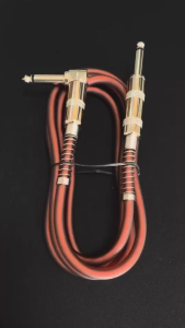 【1.5m/3m/5m/10m】6.35mm Jack To 6.35mm 1/4" Microphone Cable Guitar cord Mono angle head Audio Aux Cable Adapter Jack Audio Cable