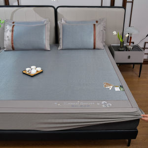 Thickened Summer Ice Silk Mat Foldable Soft Mat
