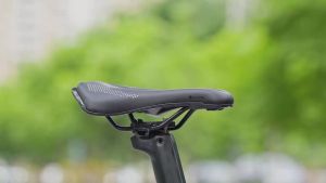 WEST BIKING Ultralight Mountain Bicycle Saddle MTB Short Nose Road Bike Seat PU Leather Hollow Prostatic Saddle Bicycle Parts
