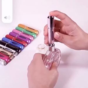 5 ml portable mini refillable perfume spray bottle cosmetics travel sub-container nebulizer bottle