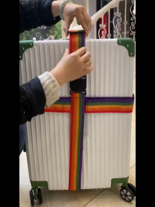 Adjustable Luggage Strap Suitcase 180cm Belt Travel Packing Belt Tali Beg Bagasi Tali Luggage 一字行李带