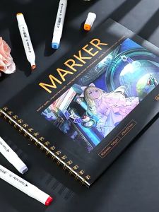 50 Sheets 16K/A4 Thicken Paper To Draw Sketchbooks Student Art Drawing Watercolor Book Graffiti Sketchbook School Stationery
