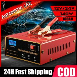 ZCAUTO [Asli] Pengisi Daya Aki Sepeda Motor Pengisi Daya Otomatis / Sepeda Motor Yaku 10A / 12v 24v / Pengisi Daya LCD Cerdas