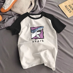 Áo Thun Cotton Nam Tay Ngắn Mùa Hè Phong Cách Hồng Kông Dáng Rộng in Họa Tiết Thời Trang Thường Ngày Không Cần Ủi