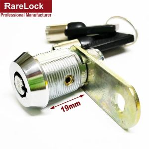 Tubular Cabinet Cam Lock 19mm for Drawer Mailbox Tool Box Game Vending DIY Furniture Hardware Rarelock MA015 G