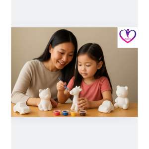 Combo 10Tượng Tô Từ 8Cm-11Cm (Kèm12 Màu Và 2 Cọ) giao ngẫu nhiên Biglove