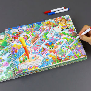 Journey to the West Maze Book 3-6 Years Old Child Concentration Intellective Toys Whole Brain Thinking Intelligence Development Training