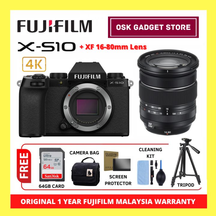 Fujifilm XS10 XS10 Body Or Kit Lens Bundle With Free Gifts 1 Year