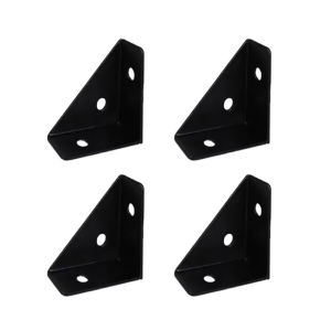 Heavy-Duty Steel Angle Brackets: 90° Right Angle Support Durable Furniture Reinforcement Bracket