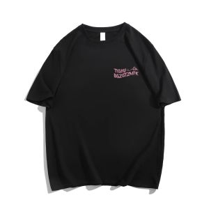 เสื้อยืดคอกลมแขนสั้นผ้าฝ้ายแท้สำหรับผู้หญิง ฤดูร้อน 2025 ใหม่ ขนาดเล็ก สไตล์อเมริกันย้อนยุค เสื้อตัวบนแฟชั่น