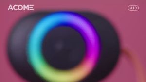 ACOME A10 Speaker Bluetooth 5.0 10W IPX6 Waterproof RGB Light Rhyme Rave Party Garansi Resmi 1 thn A10