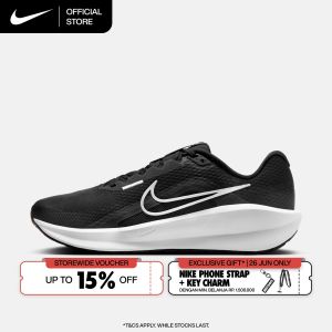 Nike Sepatu Pria Downshifter 13 Road Running - Black Shoes FD6454
