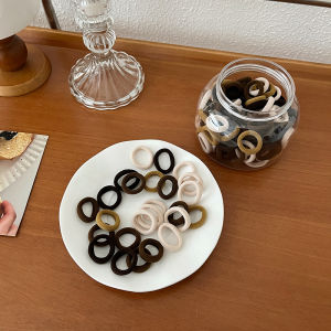 Colorful Elastic Hair Ties for Girls High Elasticity Durable Hair Bands Hair Hoops Girls Hair Accessories Casual Style