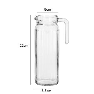 1.1L Large Capacity Water Jug Plastic Transparent Juice Tea Milk Kettles Bar Party Wine Beer Bottle Kitchen Drink Storage Pot