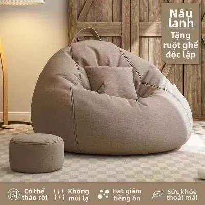 Keluojing | Túi Nằm Bean Bag Sofa Dễ Chăm Sóc cho Đọc Sách