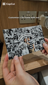 【Mach Photo】4R 3D Wooden Frame Matte Photo FREE Design Preview Wall Decor Housewarming Farewell Valentines Birthday Gift