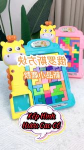 Bộ Xếp Hình Hươu Cao Cổ Đáng Yêu Giúp Bé Rèn Luyện Tư Duy Sáng Tạo - Hàng Cao Cấp