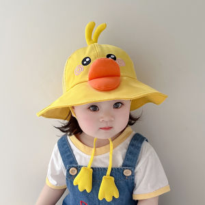 หมวกเด็กชาย หมวกตกปลาป้องกันแสงแดด หมวกฤดูร้อนสำหรับเด็กผู้หญิง หมวกทรงกลม โพลีเอสเตอร์ เหมาะสำหรับกลางแจ้ง หมวกเด็กชาย