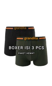 celana boxer paket 3 pcs