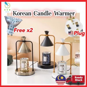 【COD】Candle Warmer Light Adjustable Candle Warmer Candle Melting DIMMABLE free 2 Bulb warmer 50W Halogen Light Bulb Room Aroma Diffuser   Aromatherapy Lamp Large Size
