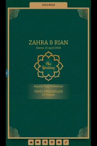 undangan website undangan online undangan digital tema vintage-islamic