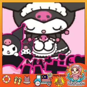 BIBISWIM Swimming Suit Kid Baby Swimming Suit Girl Swimsuit Kids Kuromi Baju Renang Budak Perempuan